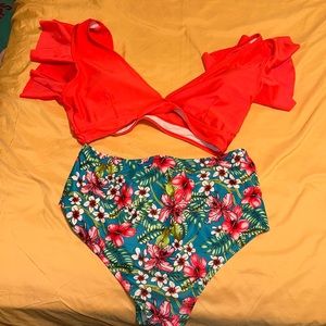 2 piece bathing suit